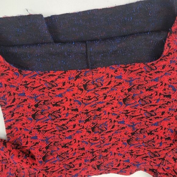 Free People Sunset Textured Puff Sleeves Cropped Top Womens size Large Boho - Picture 6 of 11